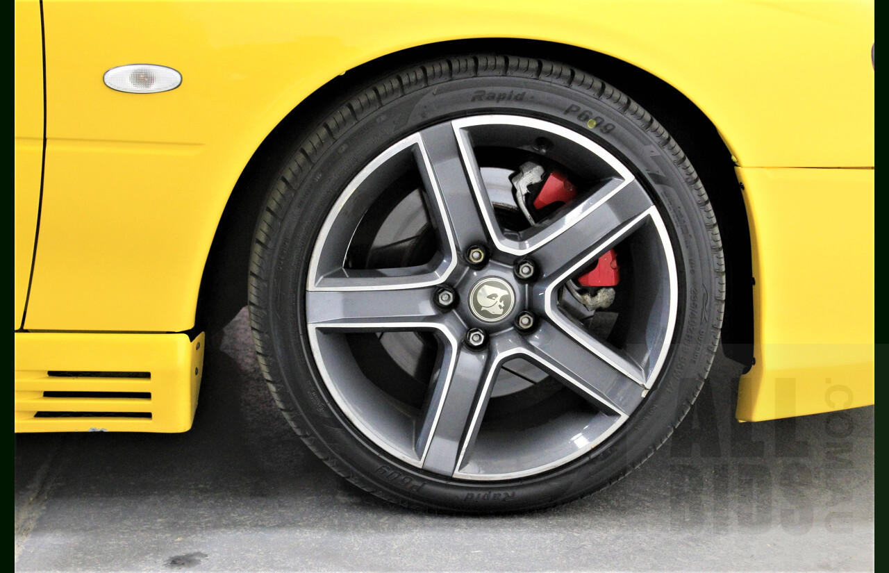 6/2003 Holden HSV Coupe GTO V2 2d Coupe Yellow Devil 5.7L V8