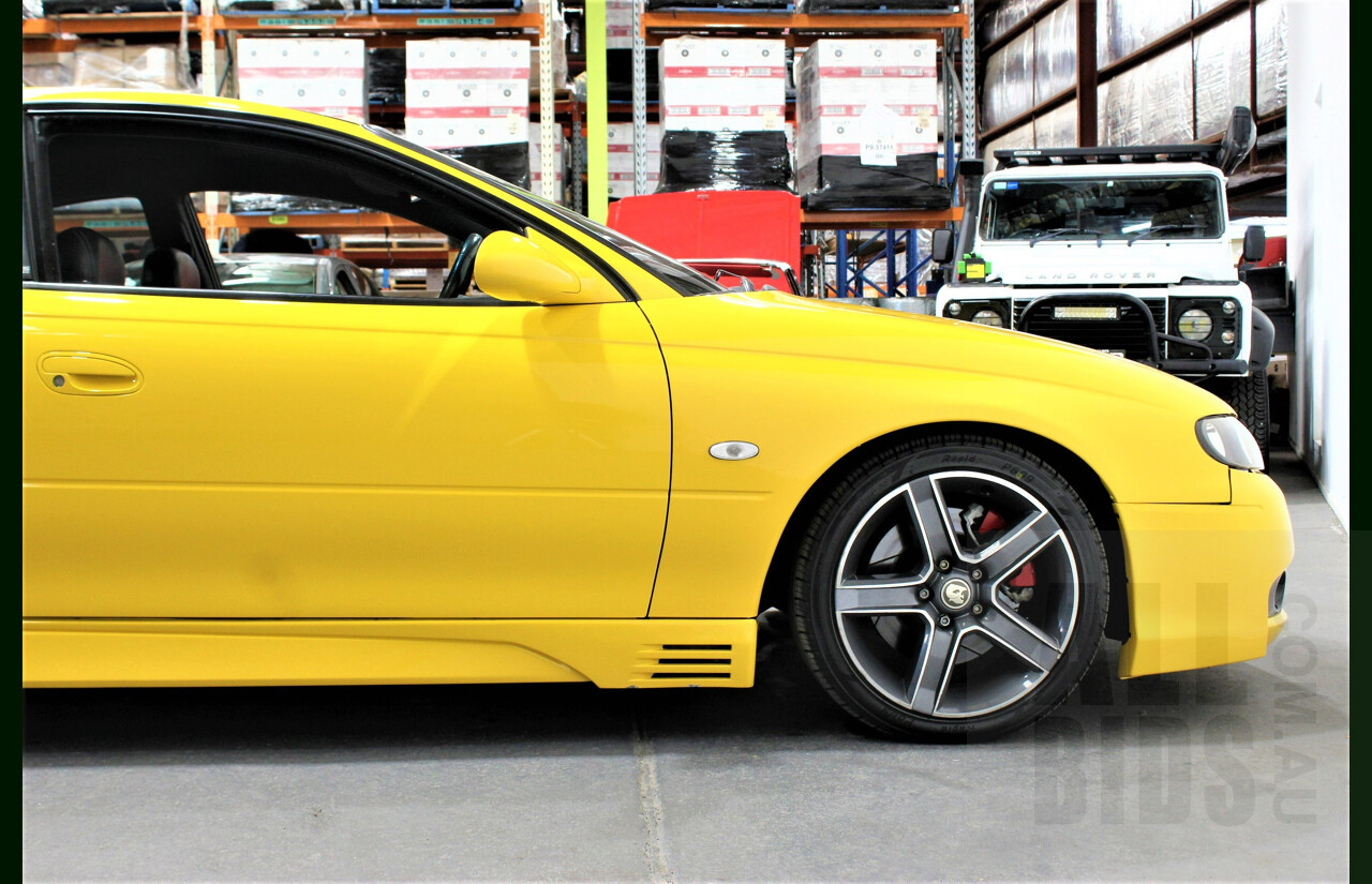 6/2003 Holden HSV Coupe GTO V2 2d Coupe Yellow Devil 5.7L V8