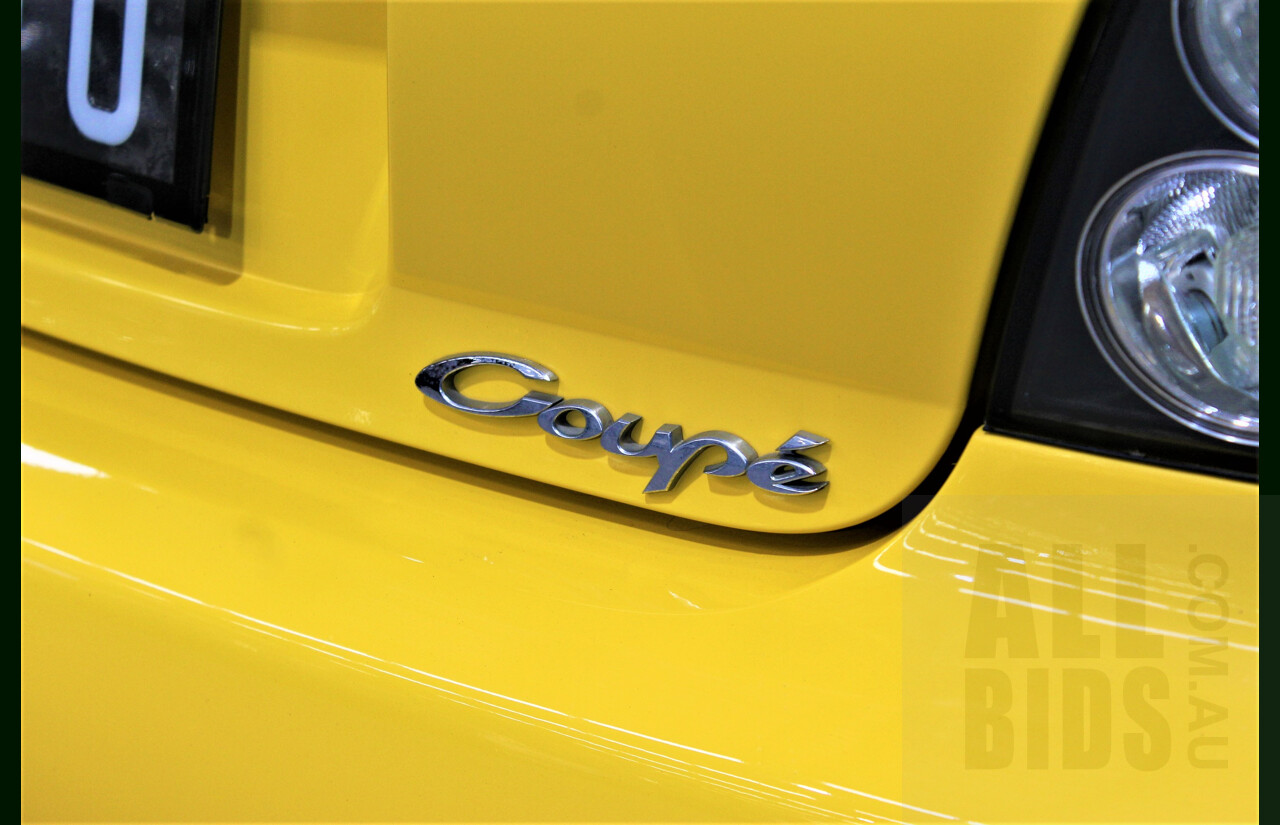 6/2003 Holden HSV Coupe GTO V2 2d Coupe Yellow Devil 5.7L V8