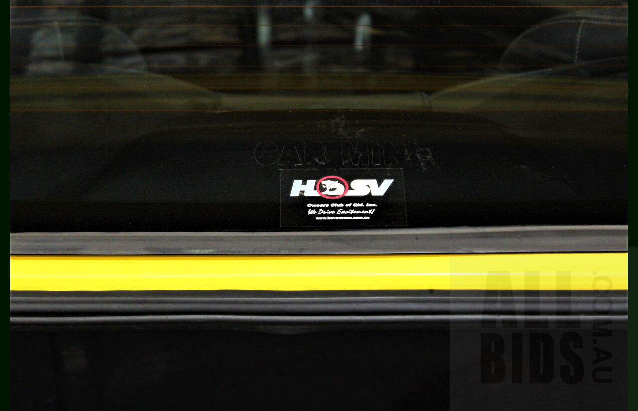 6/2003 Holden HSV Coupe GTO V2 2d Coupe Yellow Devil 5.7L V8