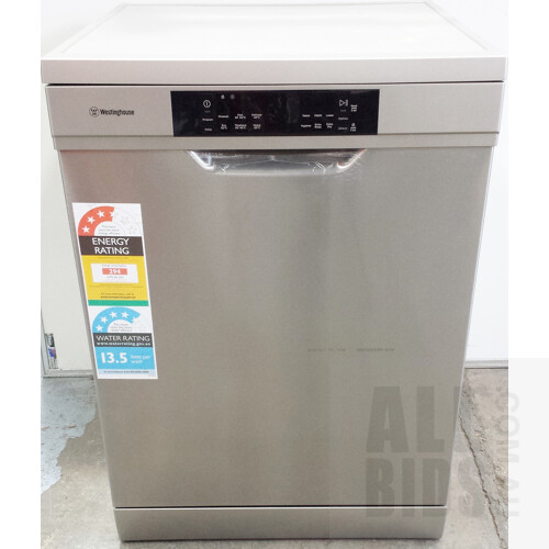 Westinghouse WSF6606XA Freestanding Stainless Steel Dishwasher - Ex Display - ORP $799.00