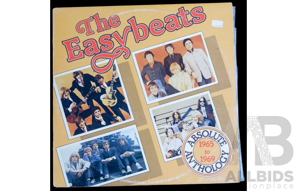 Signed, The Easy Beats, Absolute Anthology 1965-69, Double album, Released in 1980 and Signed by all Five  Members in 1986