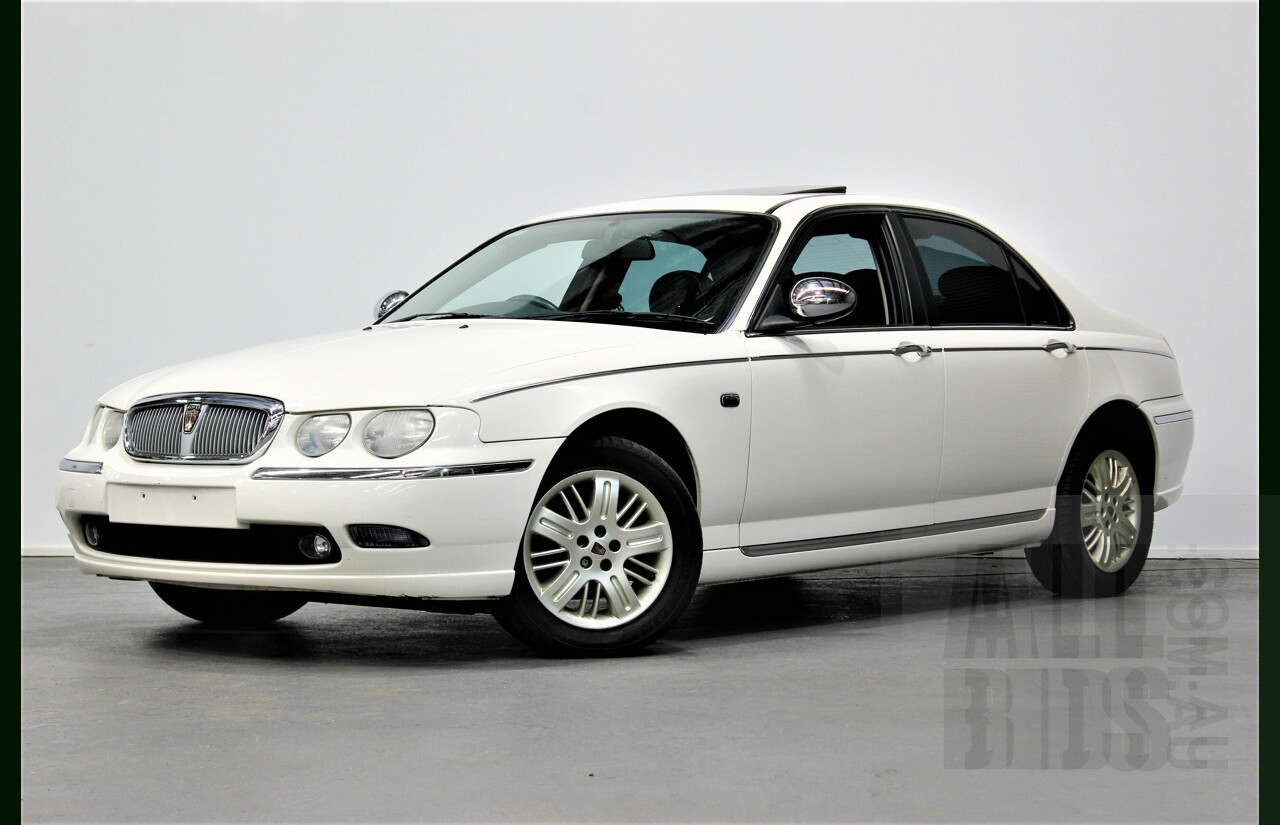 2/2003 Rover 75 Connoisseur SE 4d Sedan White 2.5L V6