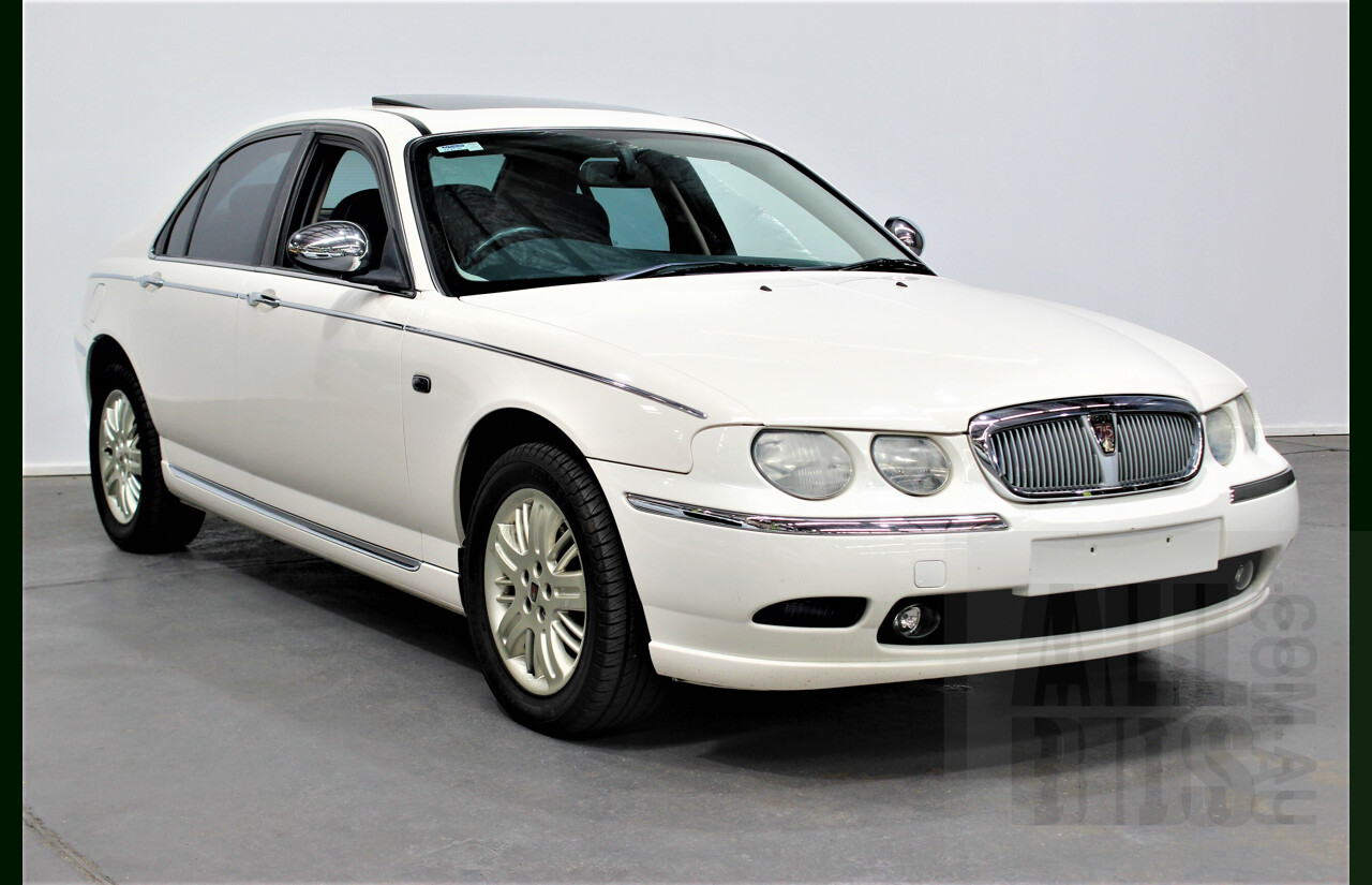 2/2003 Rover 75 Connoisseur SE 4d Sedan White 2.5L V6