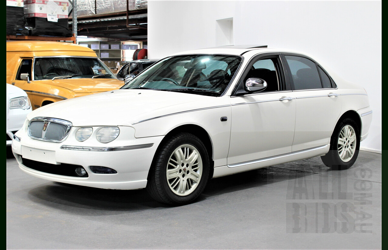 2/2003 Rover 75 Connoisseur SE 4d Sedan White 2.5L V6