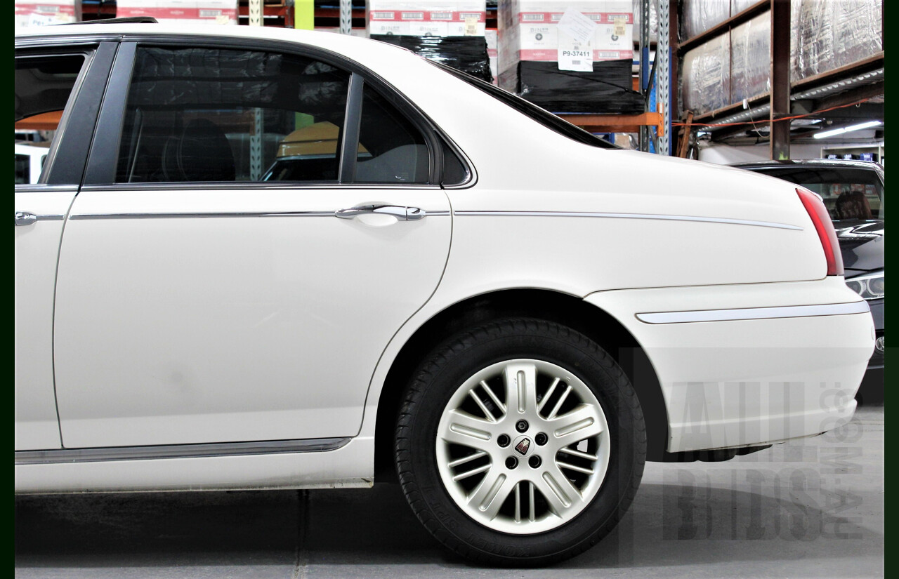 2/2003 Rover 75 Connoisseur SE 4d Sedan White 2.5L V6