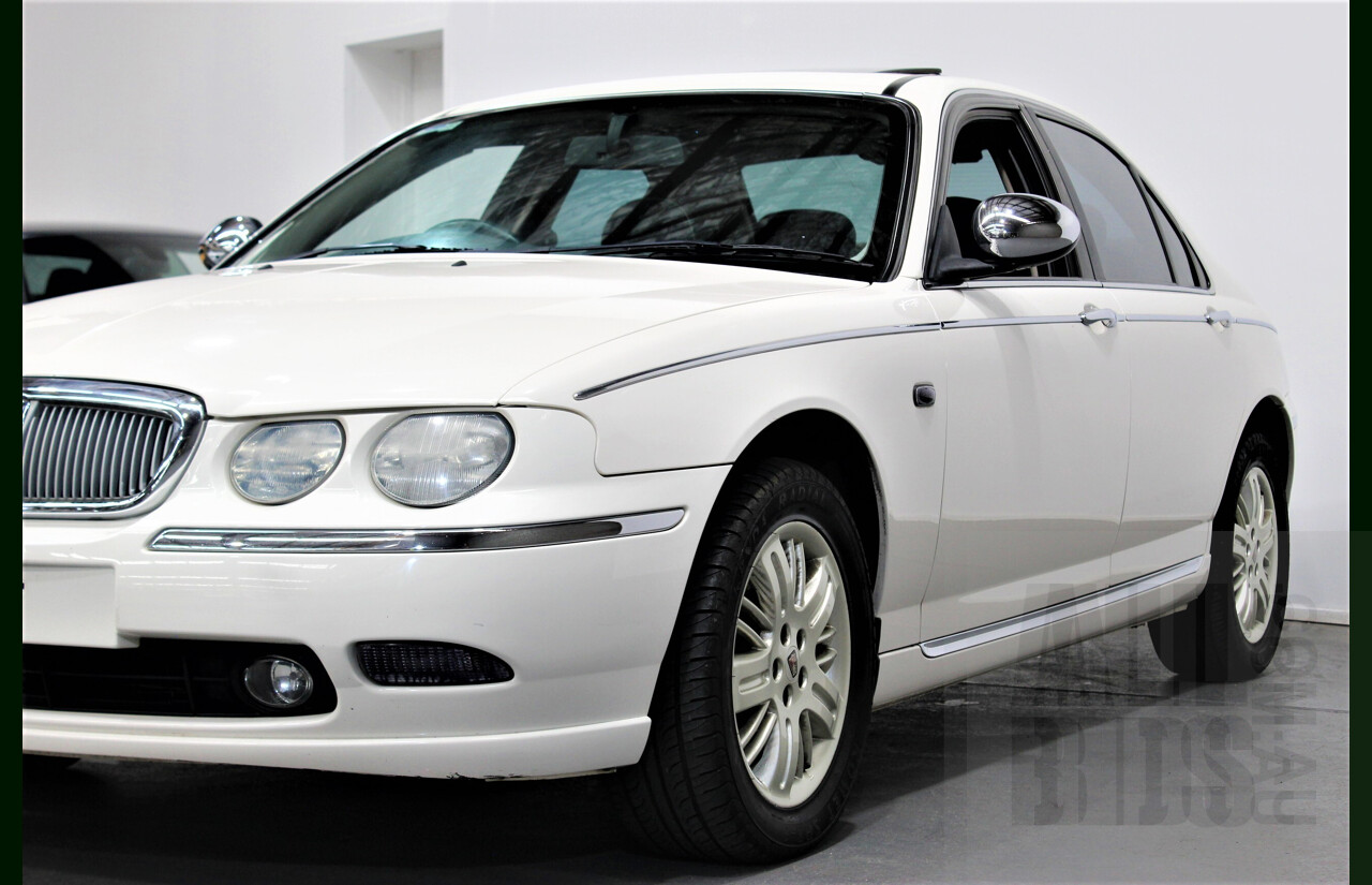 2/2003 Rover 75 Connoisseur SE 4d Sedan White 2.5L V6