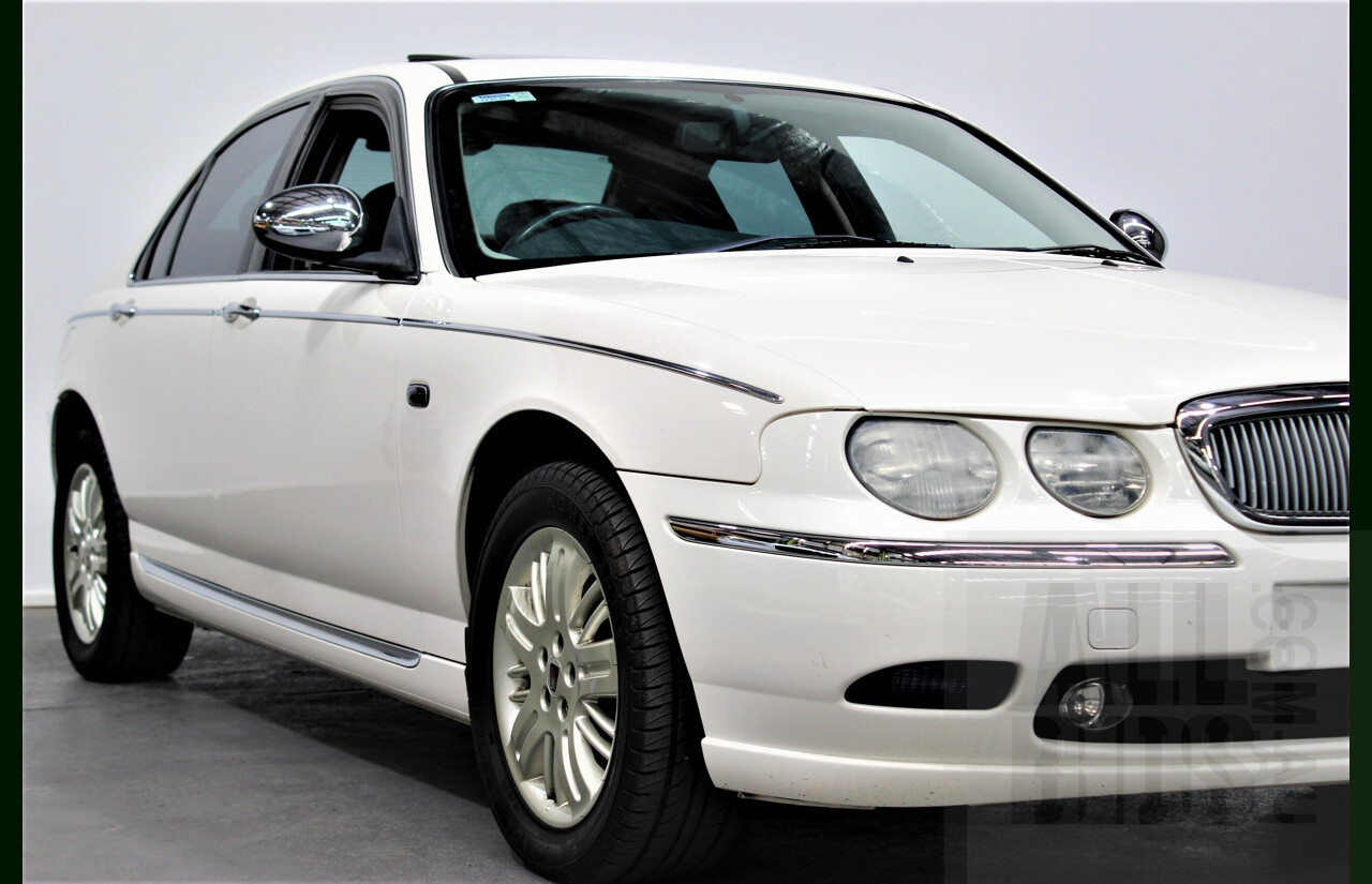 2/2003 Rover 75 Connoisseur SE 4d Sedan White 2.5L V6