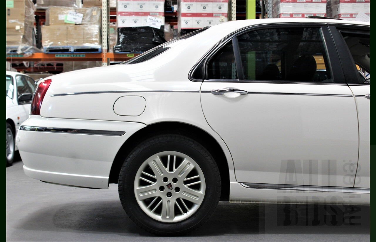 2/2003 Rover 75 Connoisseur SE 4d Sedan White 2.5L V6