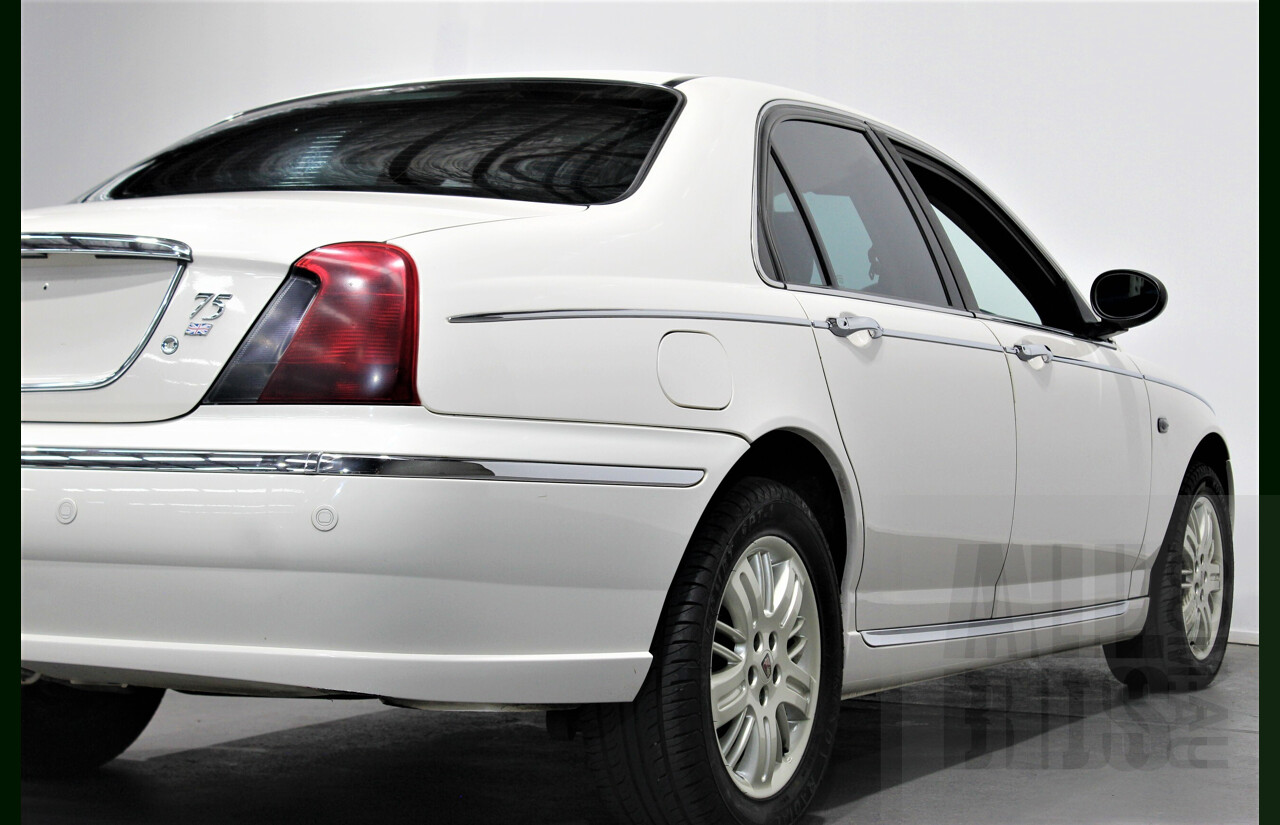 2/2003 Rover 75 Connoisseur SE 4d Sedan White 2.5L V6