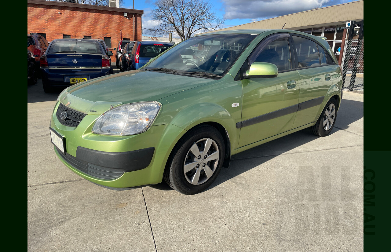 /2007 Kia RIO LX JB 5d Hatchback Green 1.4L