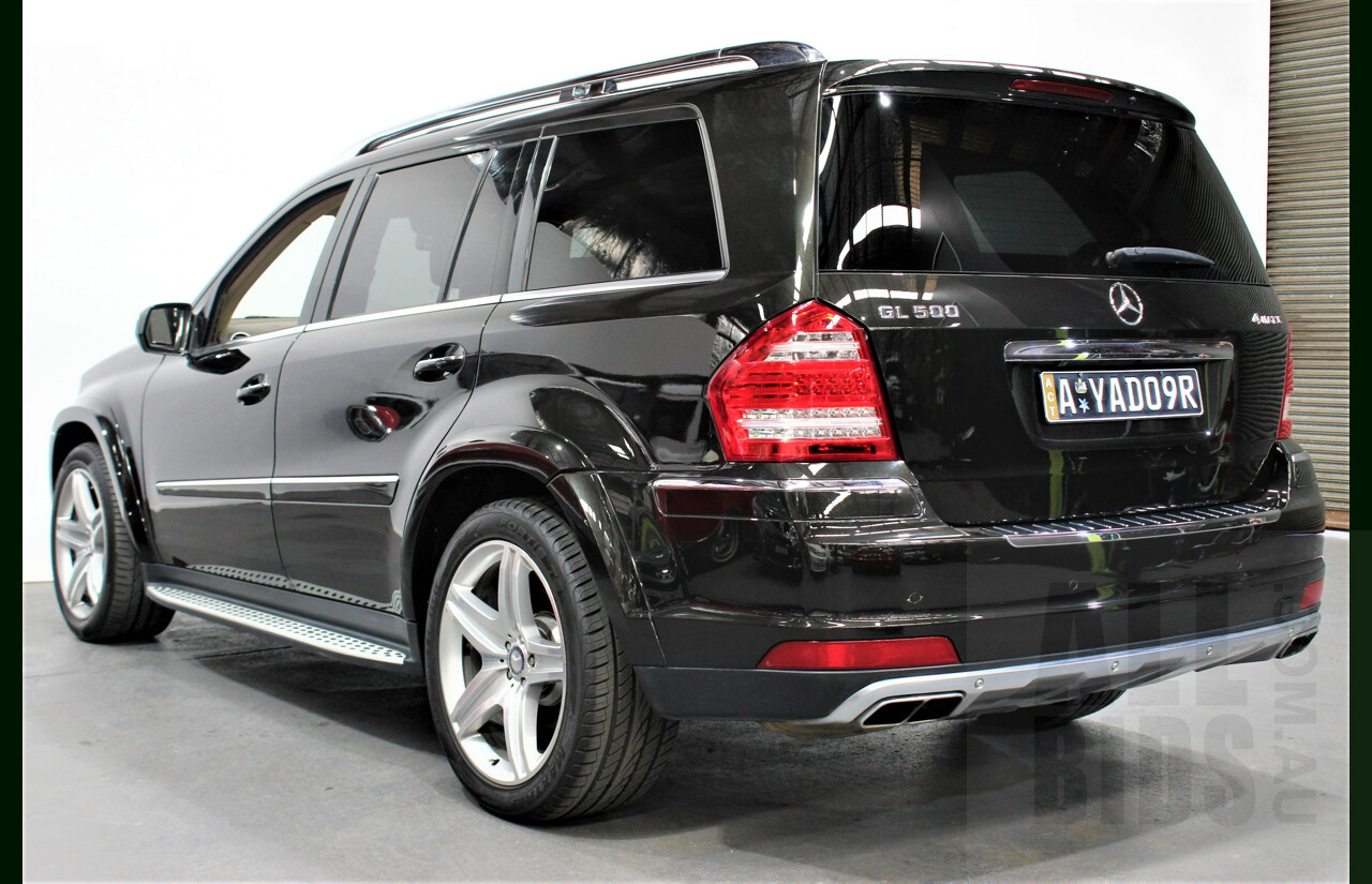 9/2009 Mercedes-Benz GL500 164 4d Wagon Metallic Black 5.5L V8 - 7 Seater