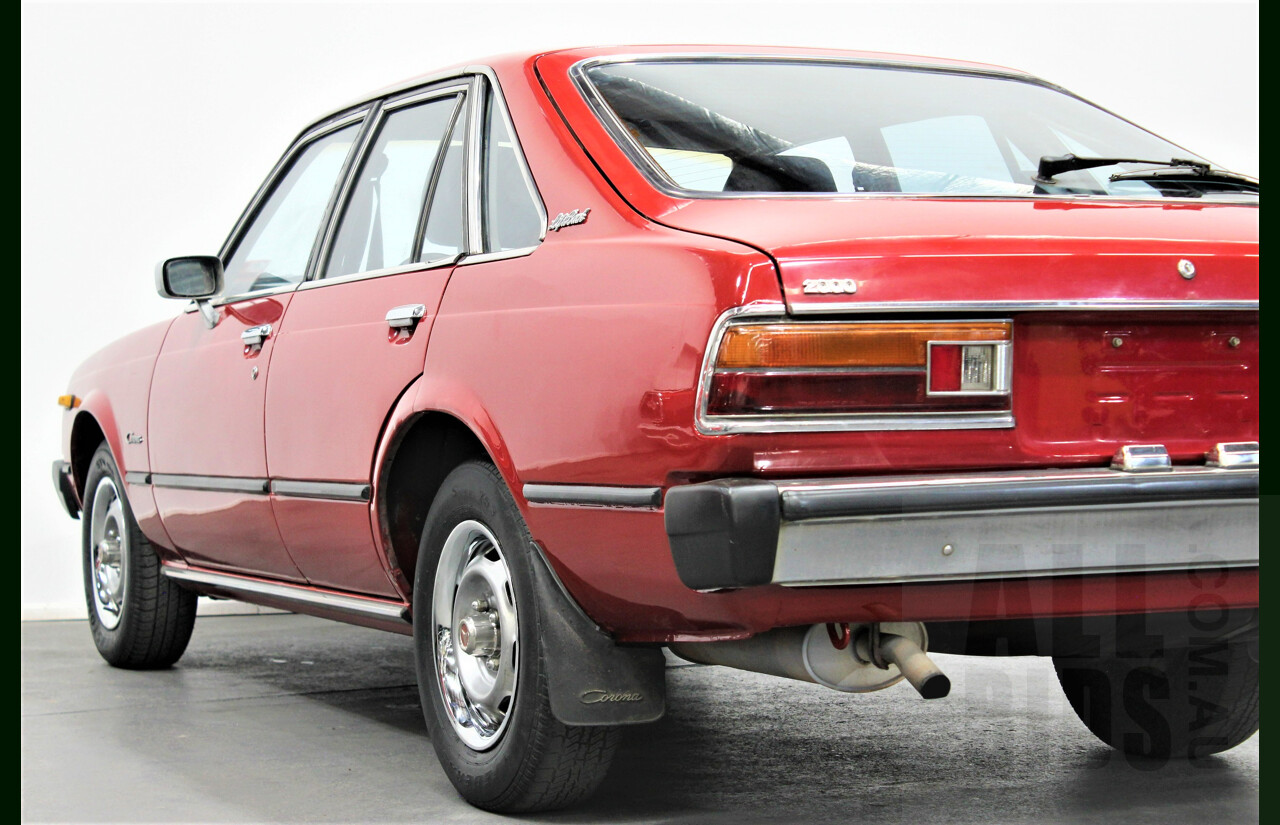 8/1980 Toyota Corona RT132 Liftback Sedan Red 2.0L