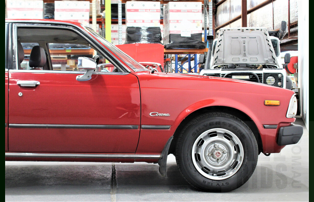 8/1980 Toyota Corona RT132 Liftback Sedan Red 2.0L