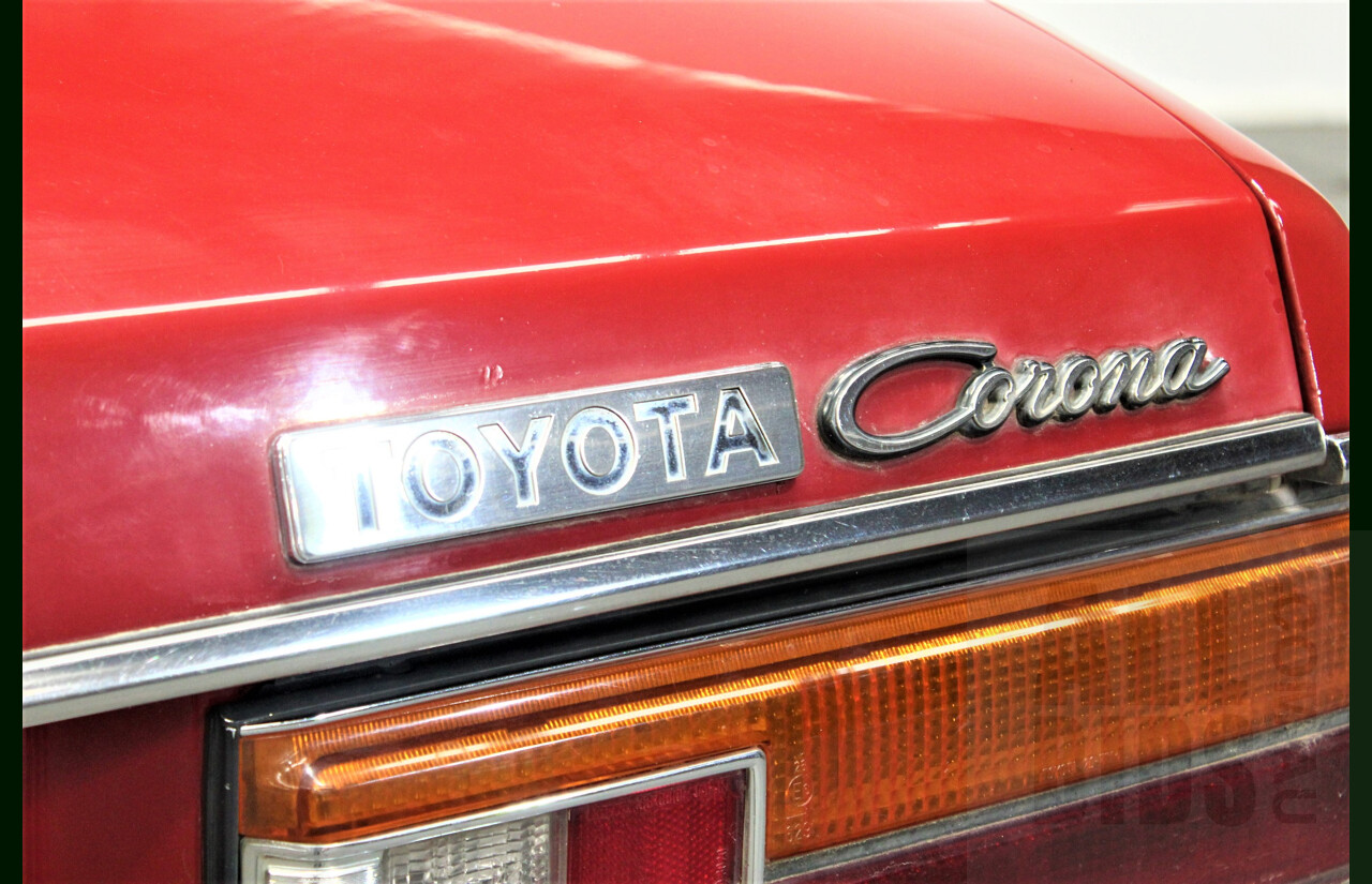 8/1980 Toyota Corona RT132 Liftback Sedan Red 2.0L