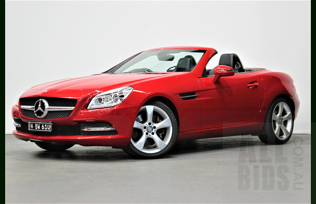 3/2013 Mercedes-Benz SLK 350 R172 MY14 2d Convertible Fire Opal Red 3.5L