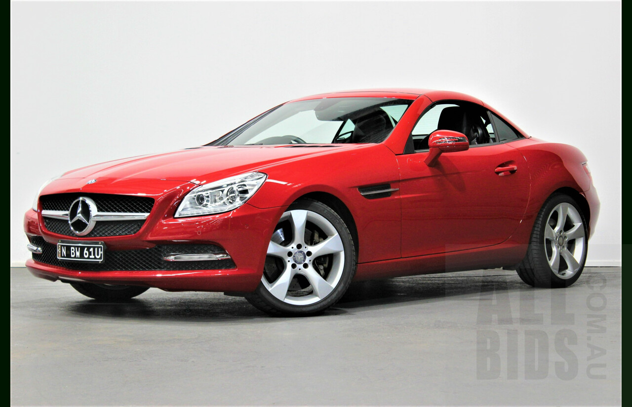 3/2013 Mercedes-Benz SLK 350 R172 MY14 2d Convertible Fire Opal Red 3.5L