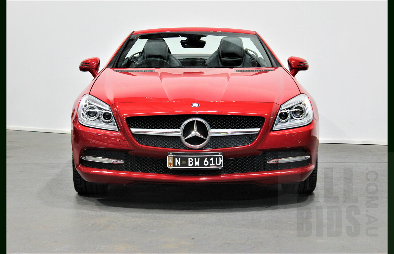 3/2013 Mercedes-Benz SLK 350 R172 MY14 2d Convertible Fire Opal Red 3.5L