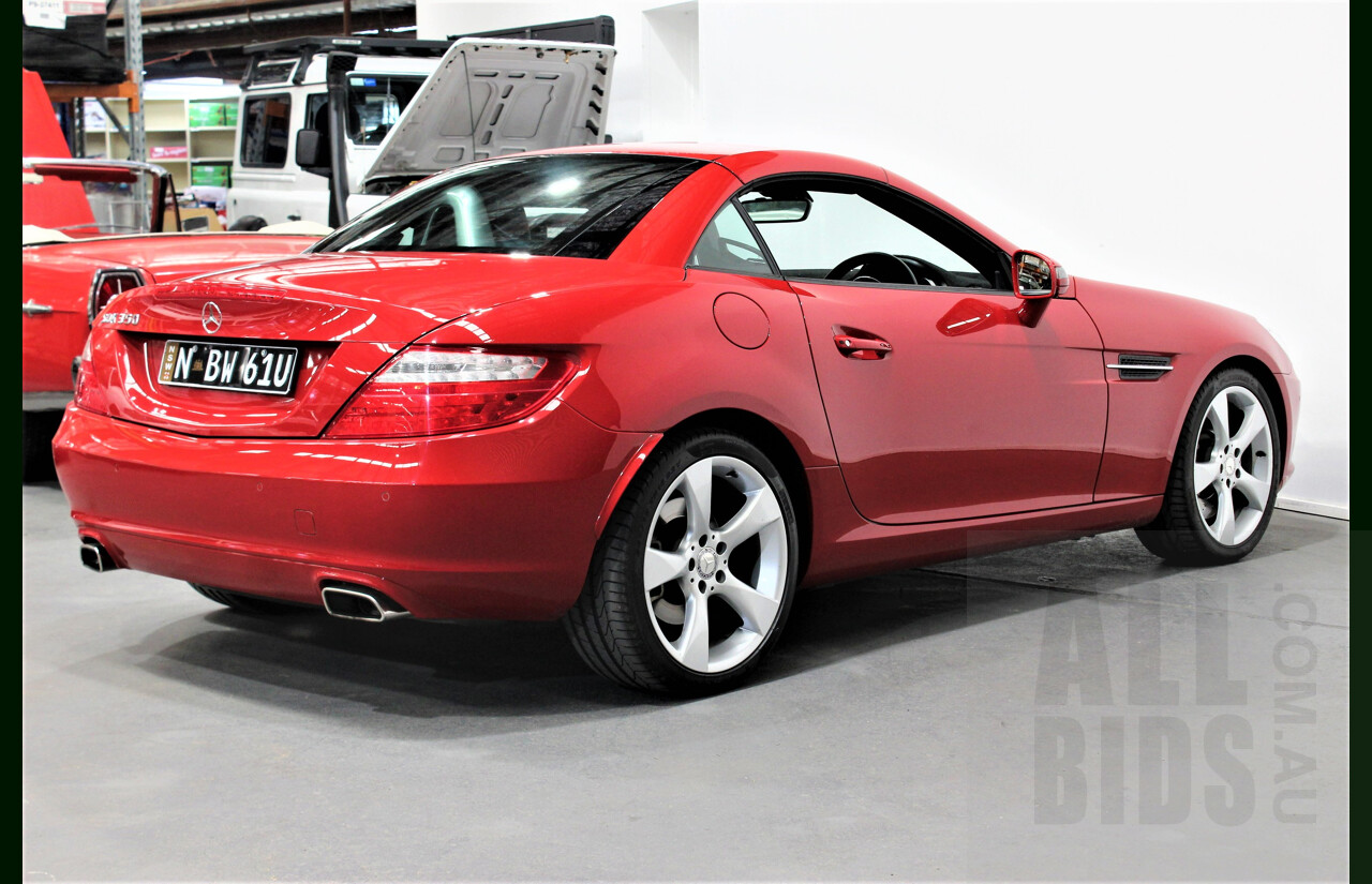 3/2013 Mercedes-Benz SLK 350 R172 MY14 2d Convertible Fire Opal Red 3.5L