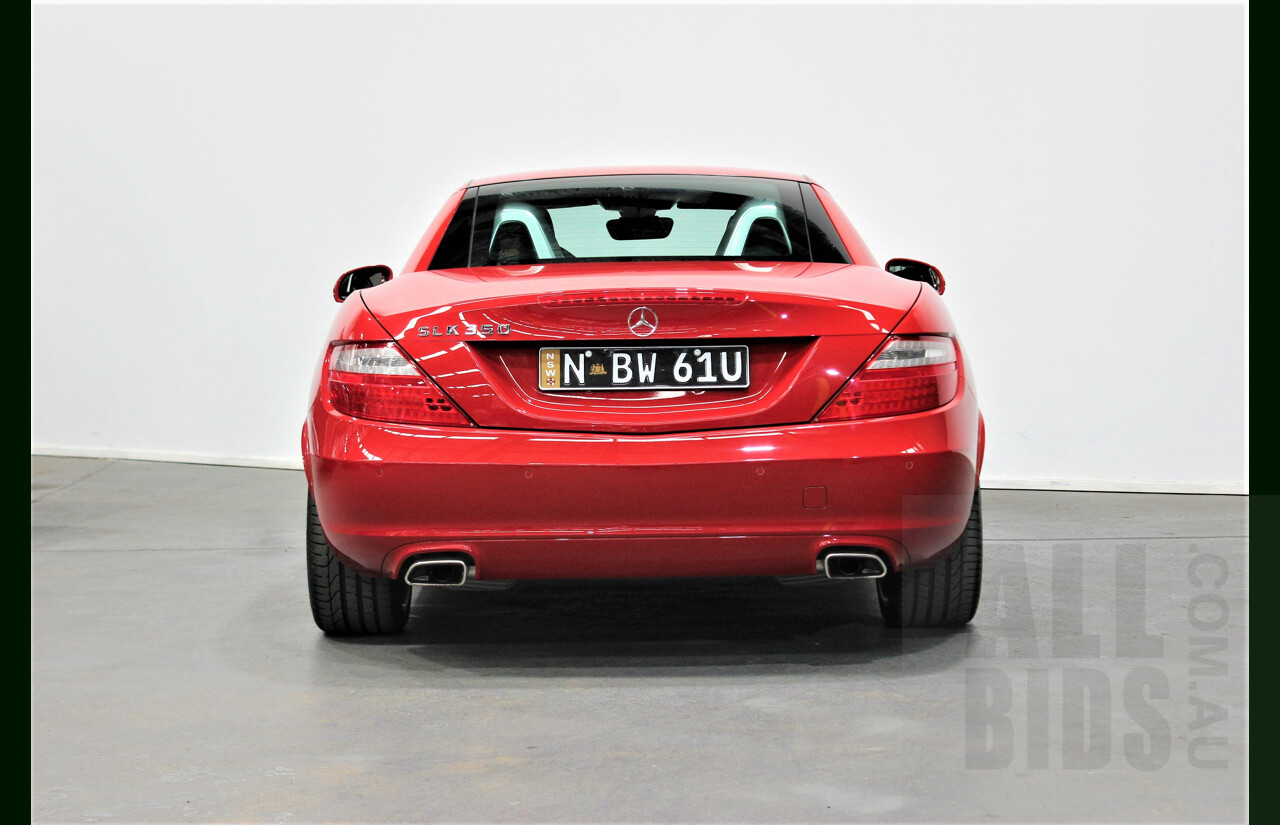 3/2013 Mercedes-Benz SLK 350 R172 MY14 2d Convertible Fire Opal Red 3.5L