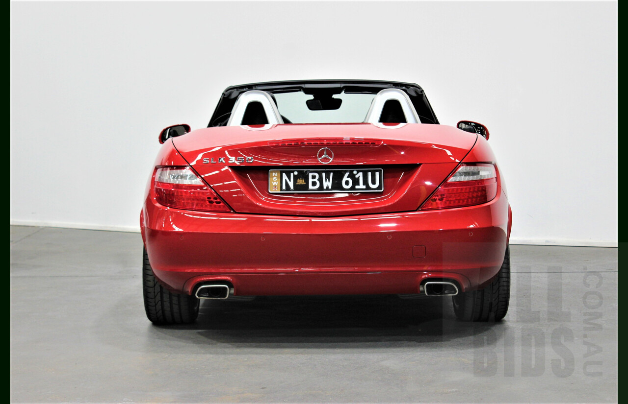 3/2013 Mercedes-Benz SLK 350 R172 MY14 2d Convertible Fire Opal Red 3.5L