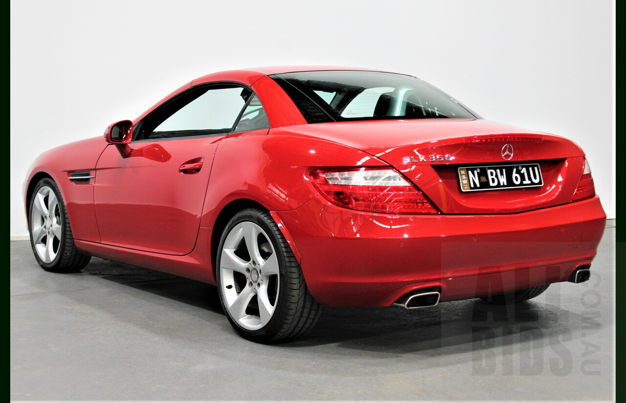 3/2013 Mercedes-Benz SLK 350 R172 MY14 2d Convertible Fire Opal Red 3.5L