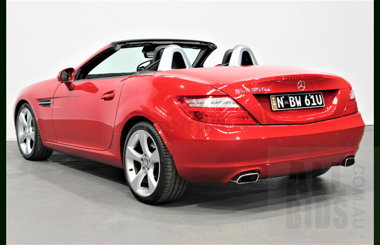 3/2013 Mercedes-Benz SLK 350 R172 MY14 2d Convertible Fire Opal Red 3.5L