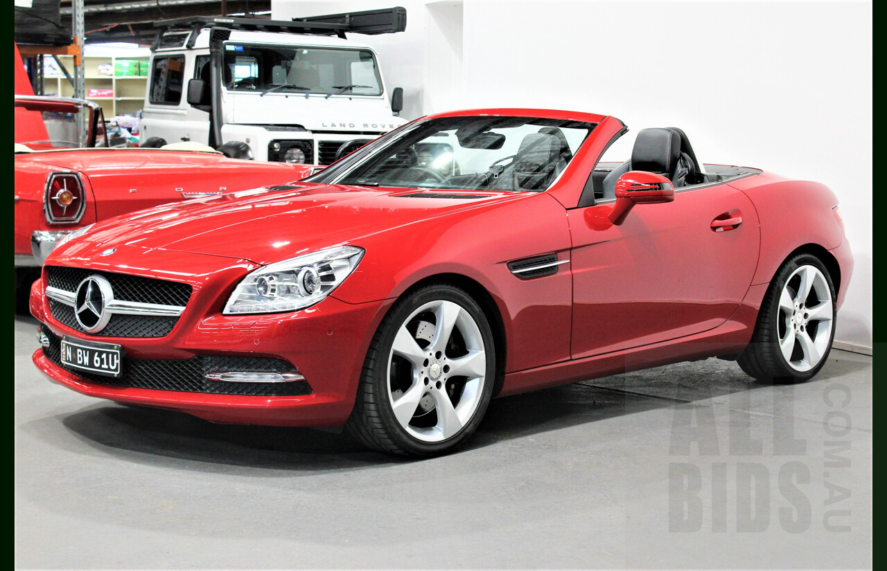 3/2013 Mercedes-Benz SLK 350 R172 MY14 2d Convertible Fire Opal Red 3.5L