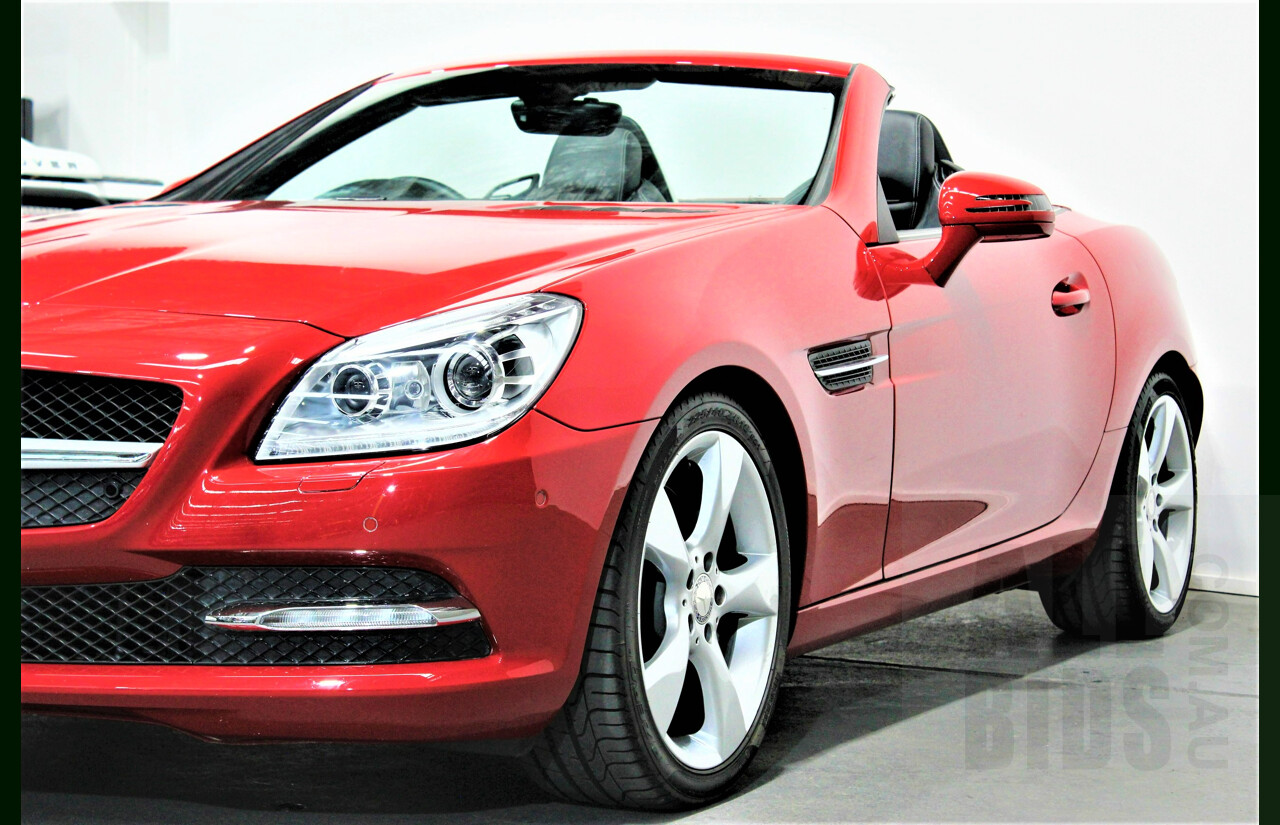 3/2013 Mercedes-Benz SLK 350 R172 MY14 2d Convertible Fire Opal Red 3.5L