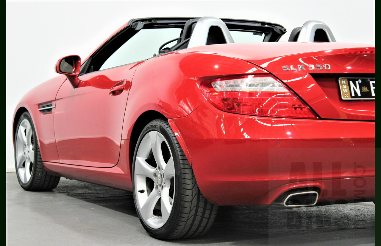 3/2013 Mercedes-Benz SLK 350 R172 MY14 2d Convertible Fire Opal Red 3.5L