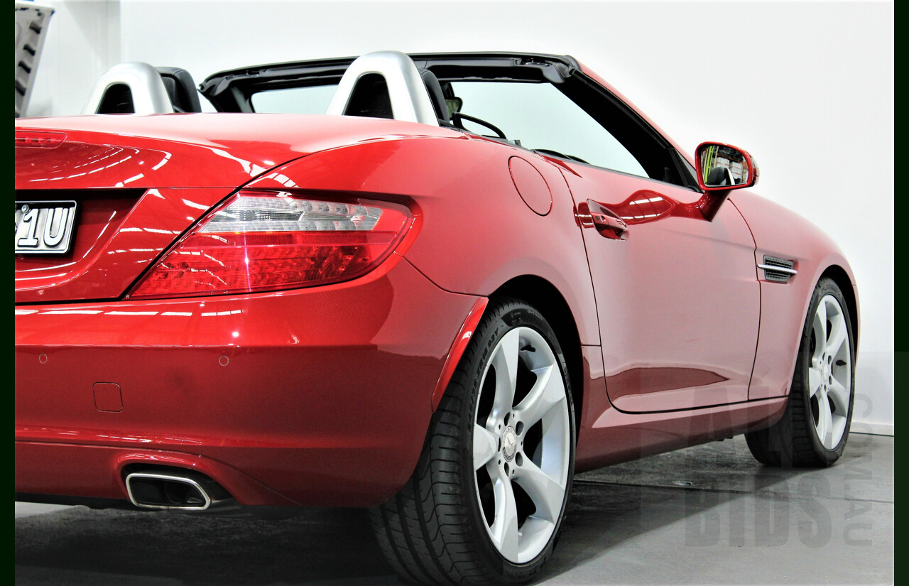 3/2013 Mercedes-Benz SLK 350 R172 MY14 2d Convertible Fire Opal Red 3.5L