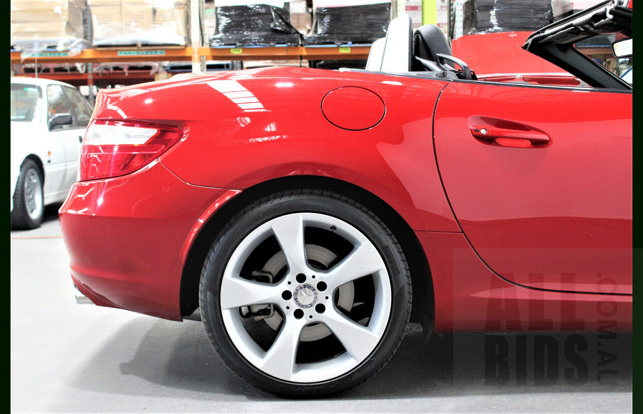 3/2013 Mercedes-Benz SLK 350 R172 MY14 2d Convertible Fire Opal Red 3.5L