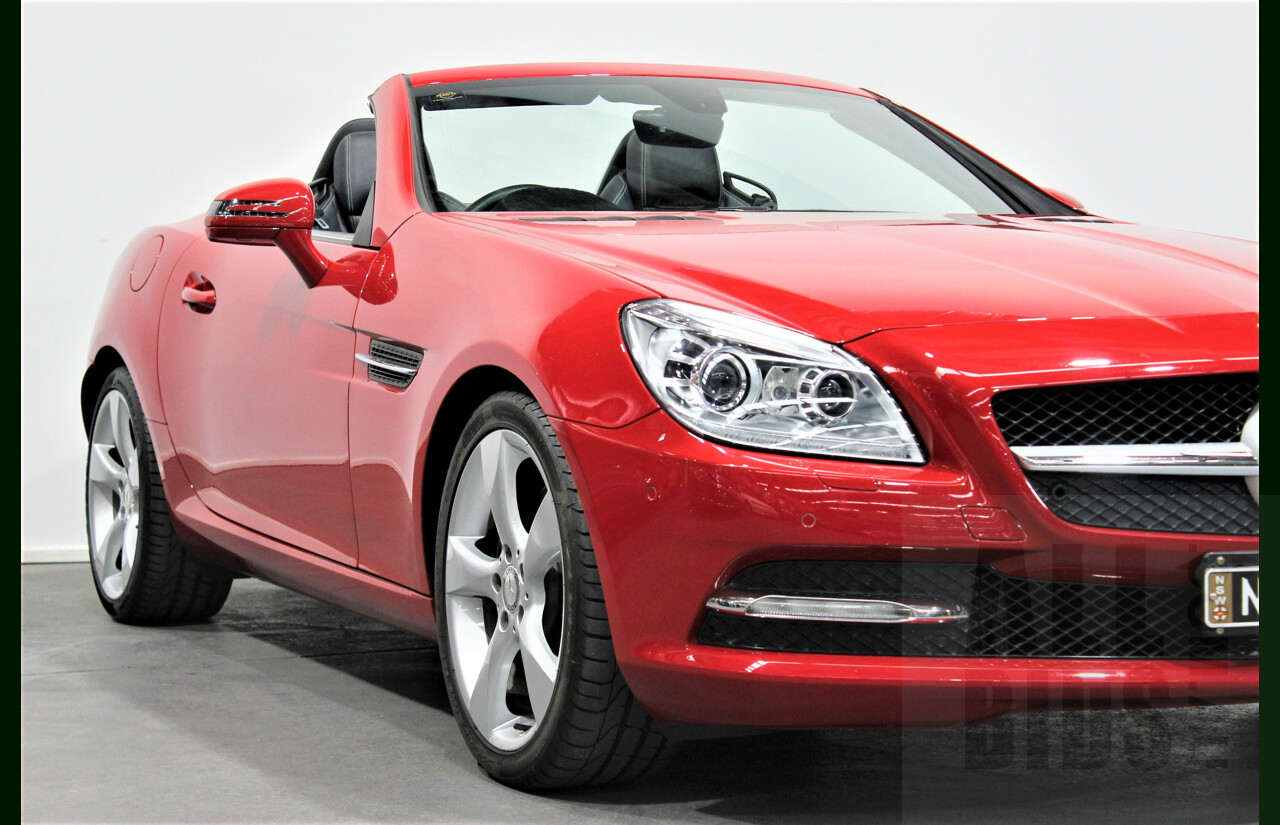 3/2013 Mercedes-Benz SLK 350 R172 MY14 2d Convertible Fire Opal Red 3.5L