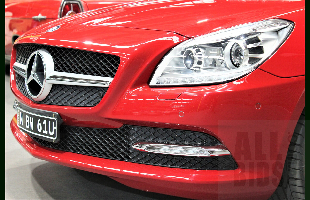 3/2013 Mercedes-Benz SLK 350 R172 MY14 2d Convertible Fire Opal Red 3.5L