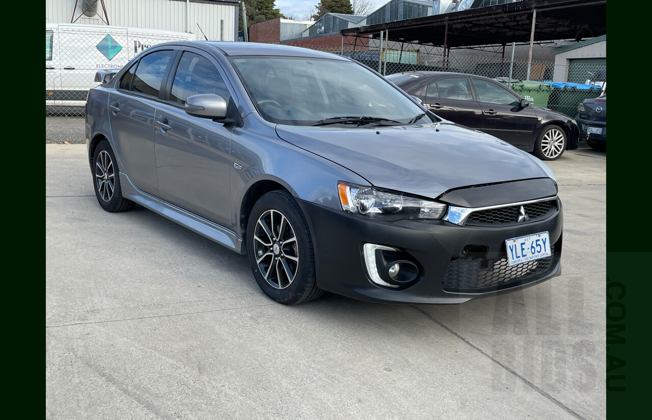 4/2016 Mitsubishi Lancer ES Sport CJ MY15 4d Sedan Grey 2.0L