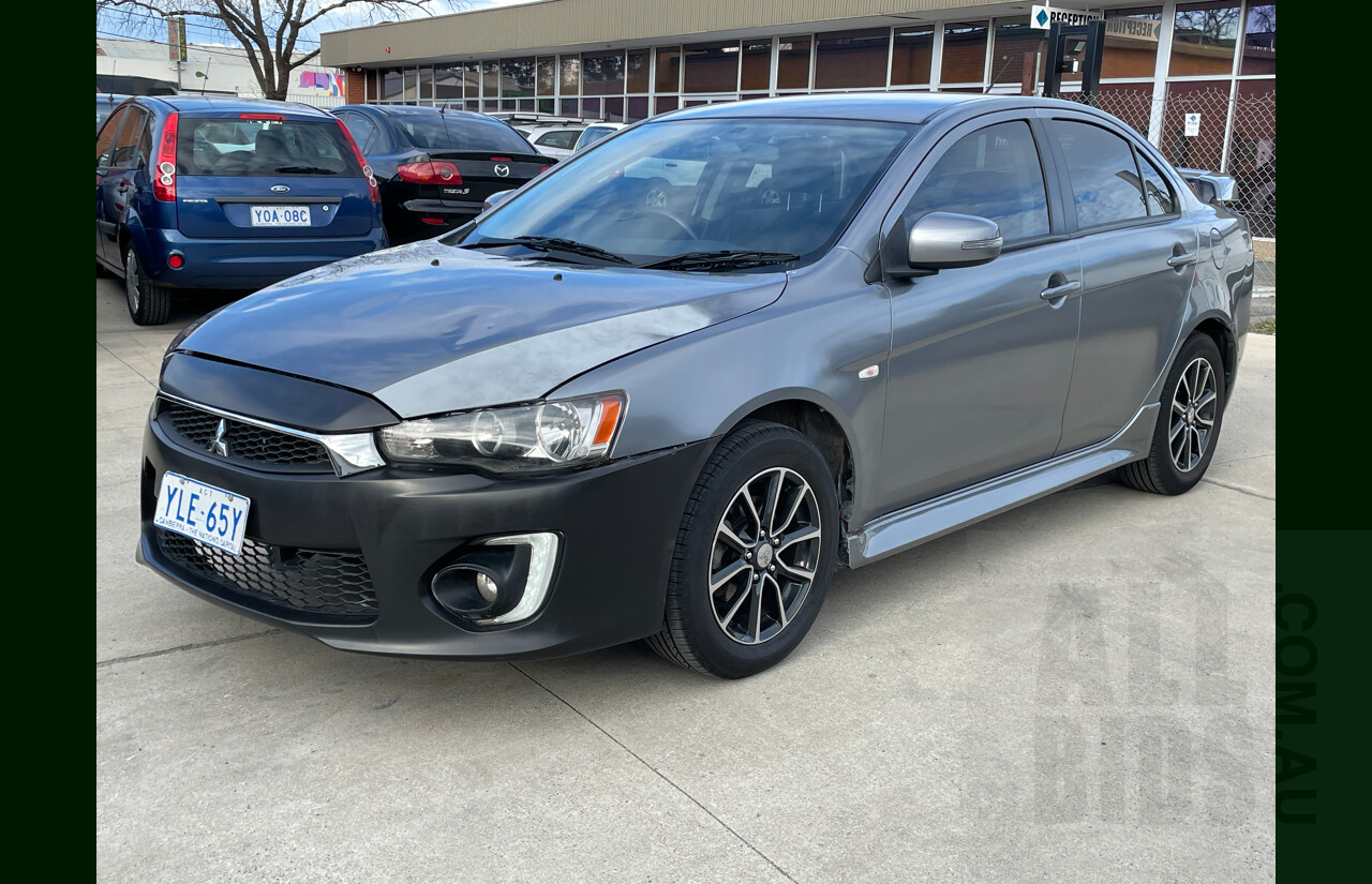 4/2016 Mitsubishi Lancer ES Sport CJ MY15 4d Sedan Grey 2.0L