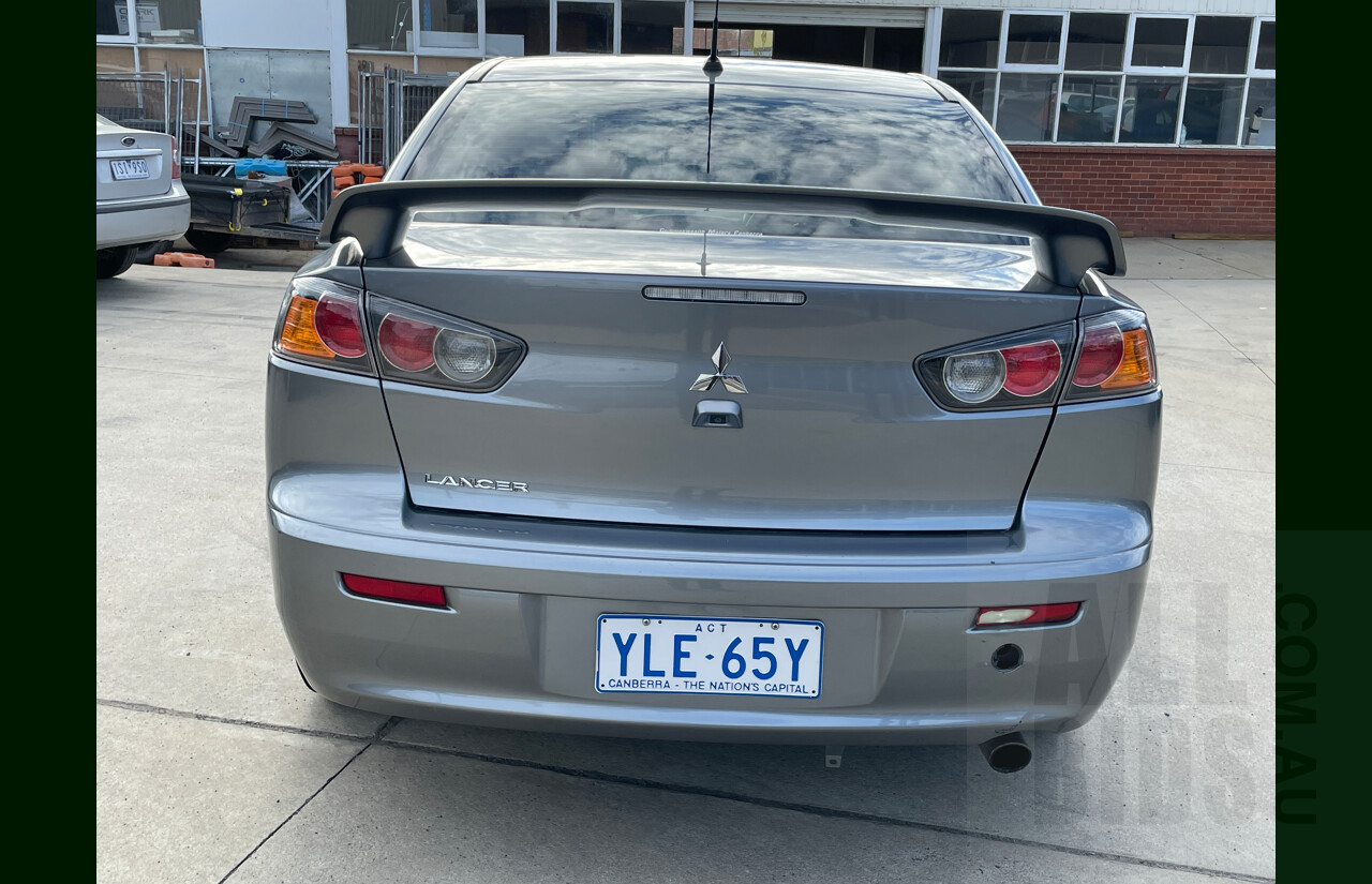 4/2016 Mitsubishi Lancer ES Sport CJ MY15 4d Sedan Grey 2.0L