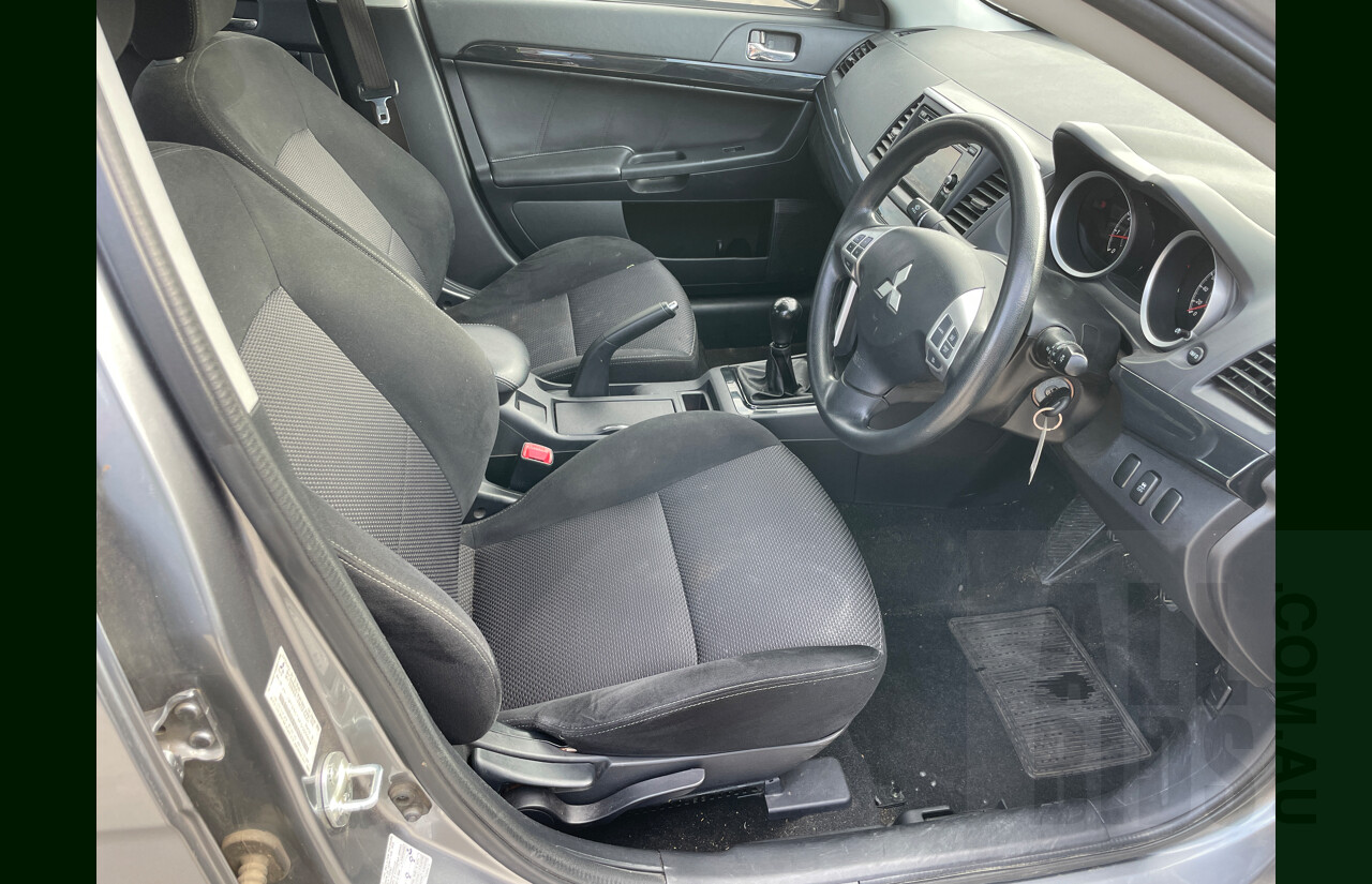 4/2016 Mitsubishi Lancer ES Sport CJ MY15 4d Sedan Grey 2.0L