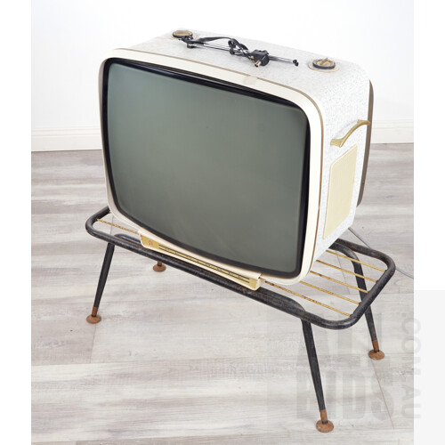 Vintage Pye Pedigree Television on Stand