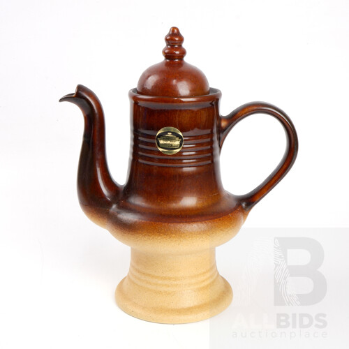 Retro Dana Stoneware Coffee Pot with Lid