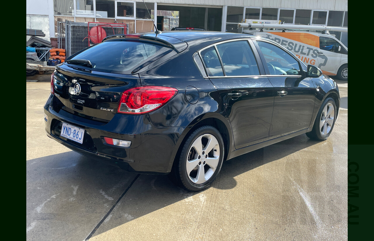 2/2013 Holden Cruze CD Equipe JH MY13 5d Hatchback Black 1.8L