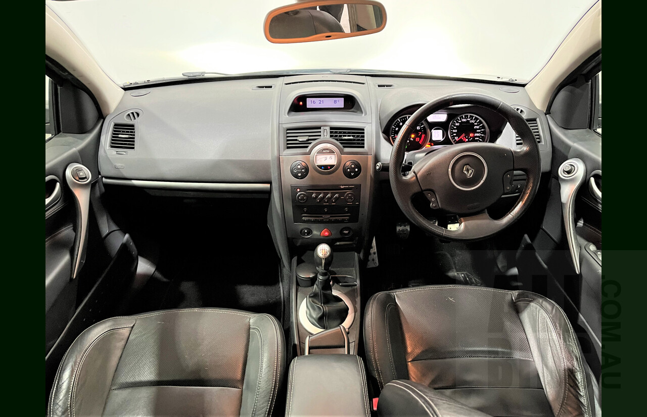 5/2009 Renault Megane Sport X84 MY06 UPGRADE 5d Hatchback Silver 2.0L