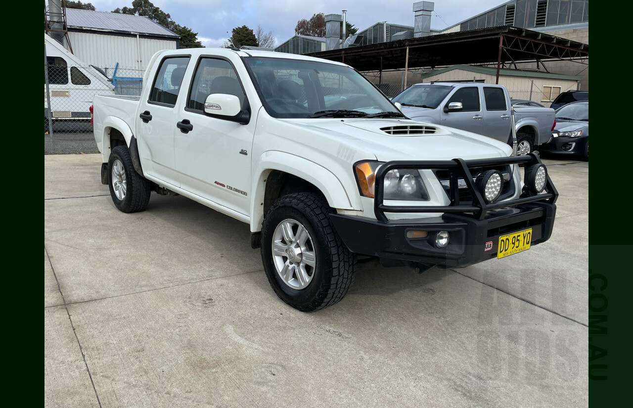 11/2010 Holden Colorado LX (4x4) RC MY10 Crew Cab P/Up White 3.0L