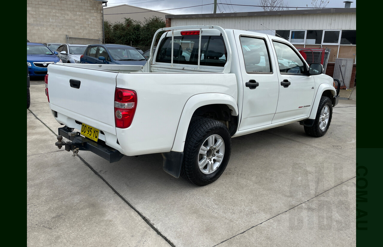 11/2010 Holden Colorado LX (4x4) RC MY10 Crew Cab P/Up White 3.0L