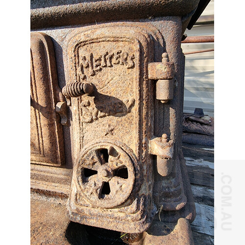 Vintage Metters No.7 Beacon Light Woodburning Stove