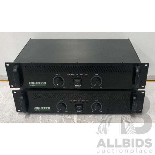 Digitech (AA0477) Dual-Channel Power Amplifier - Lot of Two