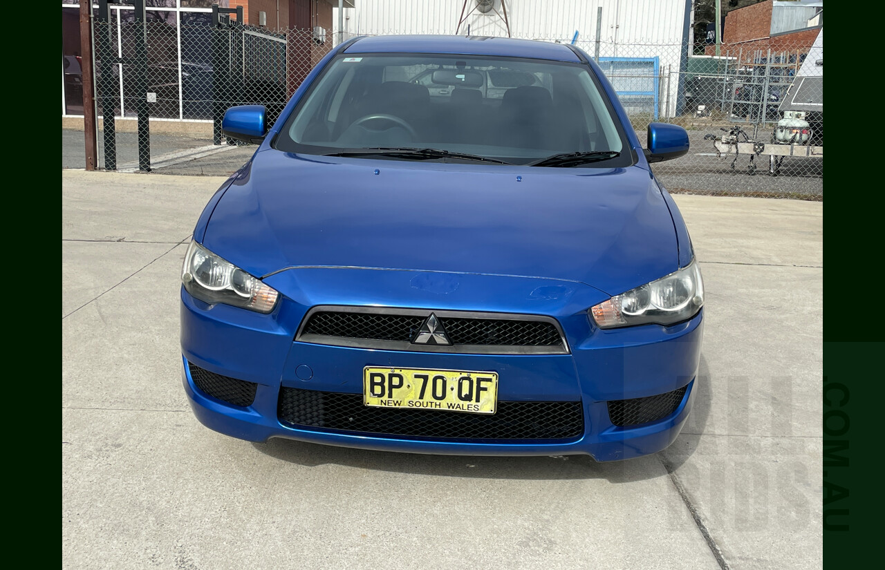 6/2008 Mitsubishi Lancer ES CJ MY09 4d Sedan Blue 2.0L