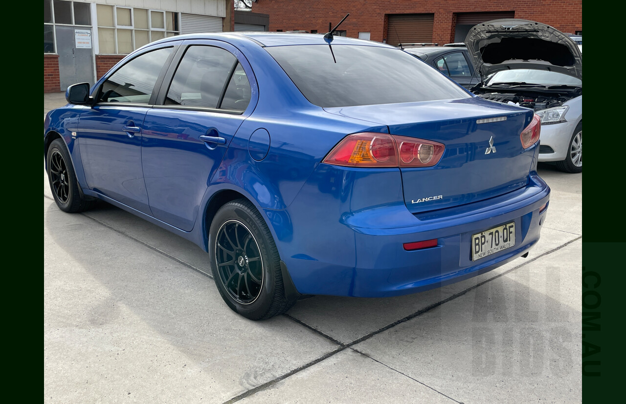 6/2008 Mitsubishi Lancer ES CJ MY09 4d Sedan Blue 2.0L