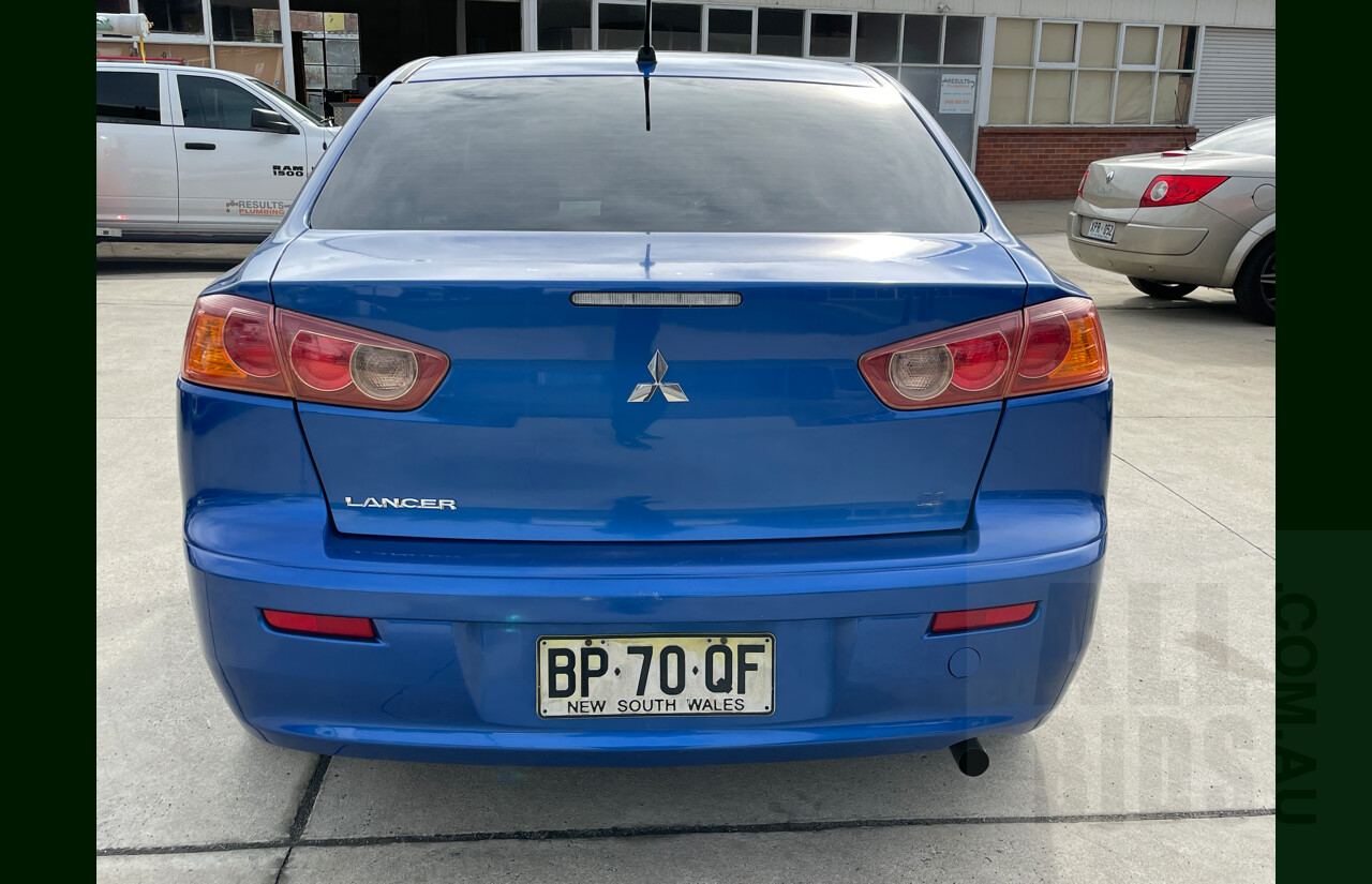 6/2008 Mitsubishi Lancer ES CJ MY09 4d Sedan Blue 2.0L