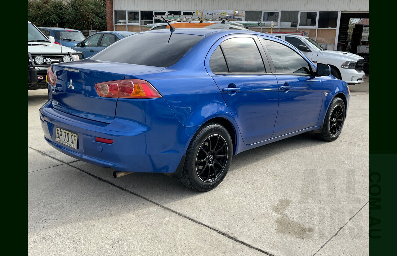 6/2008 Mitsubishi Lancer ES CJ MY09 4d Sedan Blue 2.0L